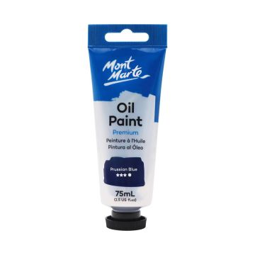 Mont Marte Oil Paint 75ml - Prussian Blue