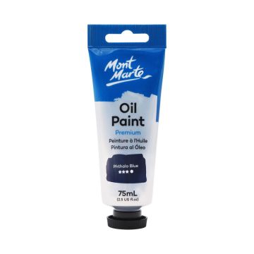 Mont Marte Oil Paint 75ml - Phthalo Blue