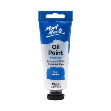 Mont Marte Oil Paint 75ml - Cyan