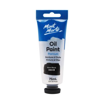 Mont Marte Oil Paint 75ml - Mars Black