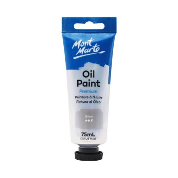 Mont Marte Oil Paint 75ml - Silver
