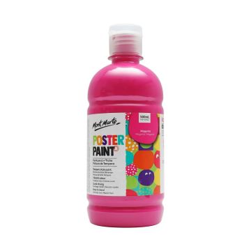 Mont Marte Poster Paint 500ml - Magenta