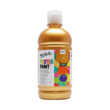 Mont Marte Poster Paint 500ml - Gold