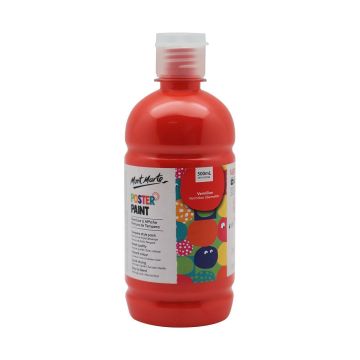 Mont Marte Poster Paint 500ml - Vermilion