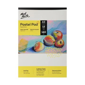 Mont Marte Pastel Pad acid free 4 colours 180gsm A3