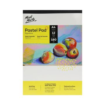 Mont Marte Pastel Pad acid free 4 colours 180gsm A4