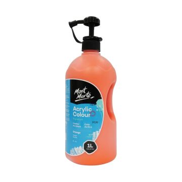 Mont Marte Studio Acrylic 1 Litre - Orange