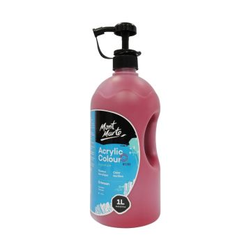 Mont Marte Studio Acrylic 1 Litre - Crimson