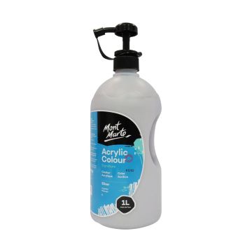 Mont Marte Studio Acrylic 1 Litre - Silver
