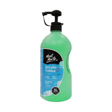 Mont Marte Studio Acrylic 1 Litre - Monastral Green