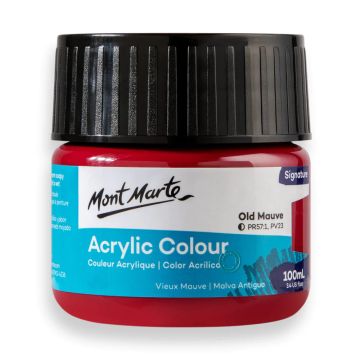 Mont Marte Acrylic Colour Paint 100ml - Old Mauve
