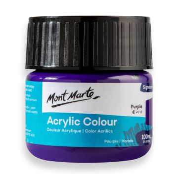 Mont Marte Acrylic Colour Paint 100ml - Purple