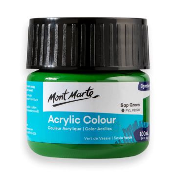 Mont Marte Acrylic Colour Paint 100ml - Sap Green