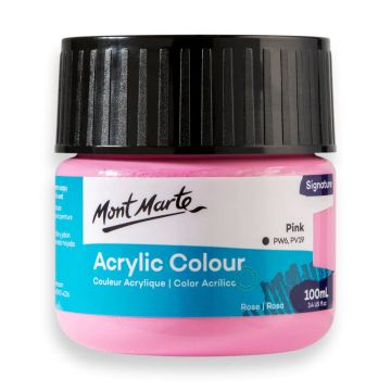 Mont Marte Acrylic Colour Paint 100ml - Pink