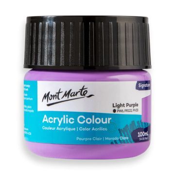 Mont Marte Acrylic Colour Paint 100ml - Light Purple