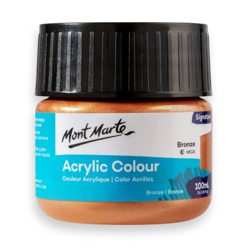 Mont Marte Acrylic Colour Paint 100ml - Bronze