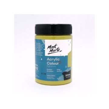 Mont Marte Signature Acrylic Colour 300ml Lemon Yellow
