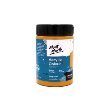 Mont Marte Signature Acrylic Colour 300ml Orange Yellow