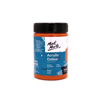 Mont Marte Signature Acrylic Colour 300ml Orange