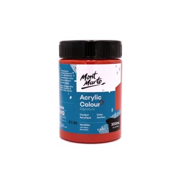 Mont Marte Signature Acrylic Colour 300ml Vermillion