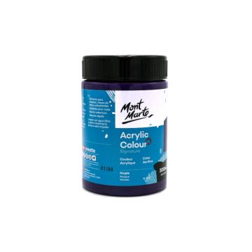 Mont Marte Signature Acrylic Colour 300ml Purple