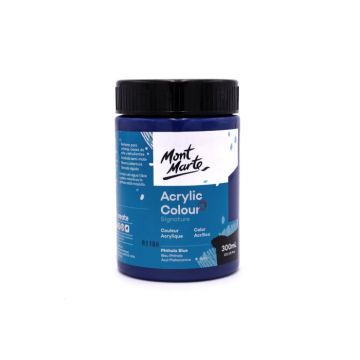 Mont Marte Signature Acrylic Colour 300ml Phthalo Blue