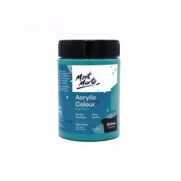 Mont Marte Signature Acrylic Colour 300ml  Aqua Green