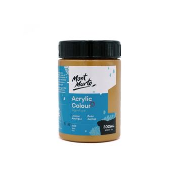Mont Marte Signature Acrylic Colour 300ml Gold