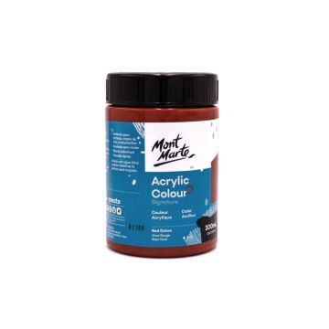 Mont Marte Signature Acrylic Colour 300ml  Red Ochre