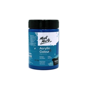 Mont Marte Signature Acrylic Colour 300ml Deep Cyan