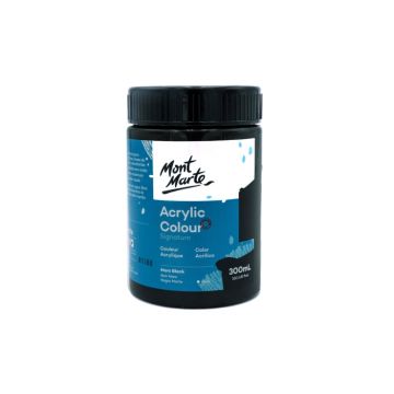 Mont Marte Signature Acrylic Colour 300ml Mars Black