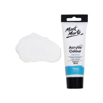 Mont Marte Studio Acrylic Paint 75ml - Titanium White