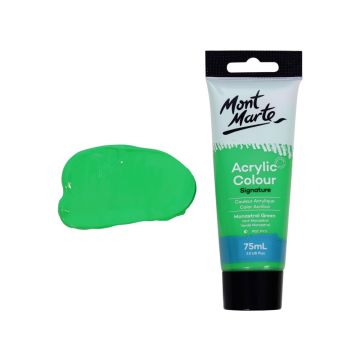 Mont Marte Studio Acrylic Paint 75ml - Monastral Green