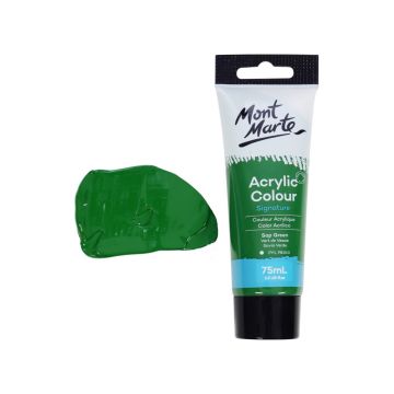 Mont Marte Studio Acrylic Paint 75ml - Sap Green