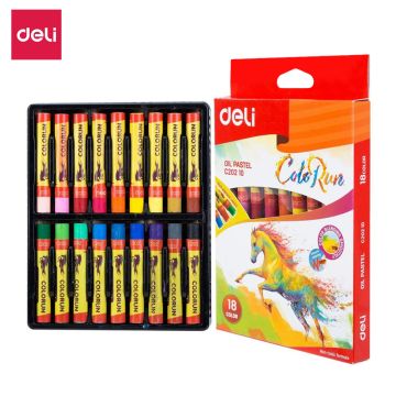 Oil Pastels 18 colors set Deli - 20210