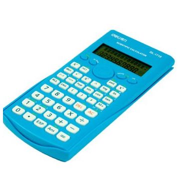 Scientific Calculator 240f 10+2 Digits Blue Deli - 1710A