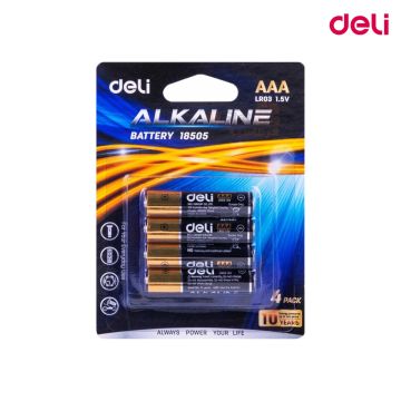 Alkaline Battery AA LR6 4 Deli - 185015