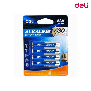 Alkaline Battery AAA LR03 4 Deli