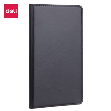 Leather cover note book 80 sheets Deli 7903