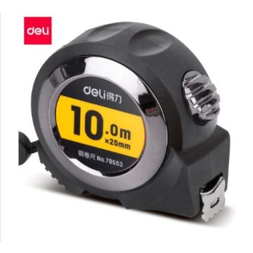 Deli Steel Measuring tape 10M Grey