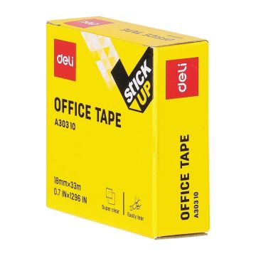 Super Clear Office Tape 18mm×33m Deli - A30310