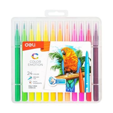 Felt Pen 24 Colors Deli - C10324