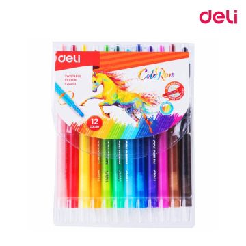 Twistable Crayon 12 Color C20403 Deli
