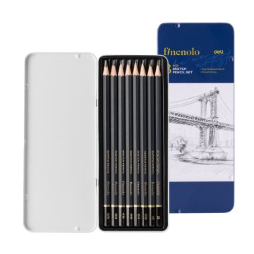 Sketching Pencil 8pcs  set Finenolo – Deli C26