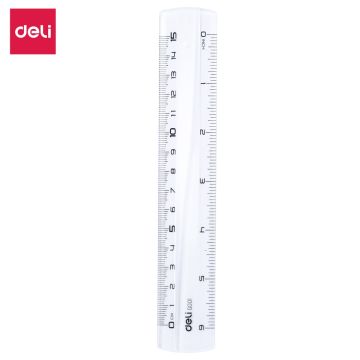 Ruler clear plastic 15cm Deli - G00112