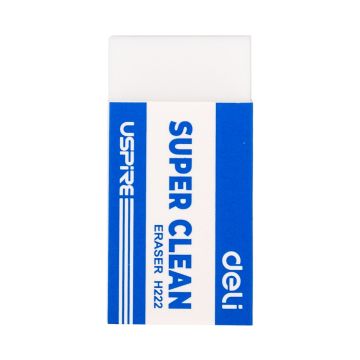 White Eraser (45x25.5x10.5mm) Deli - H222