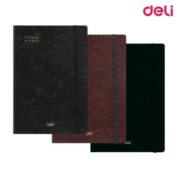 Classical Notebook H/C 210 x 143mm | 80gsm | 96/s Deli - N132L