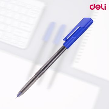 Ball Point Pen Blue Mini Tip 0.7mm Deli Q01030
