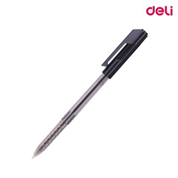 Ball Point Pen ARROW Black Bullet Tip 1.0mm Deli