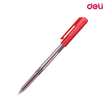 Ball Point Pen ARROW Red Bullet Tip 1.0mm Deli